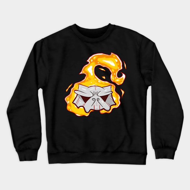 Fire Crewneck Sweatshirt by Kakescribble